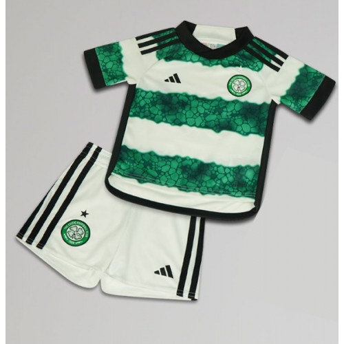 Dětský fotbalový dres Celtic 2023-24 Domácí Krátký Rukáv (+ trenýrky)